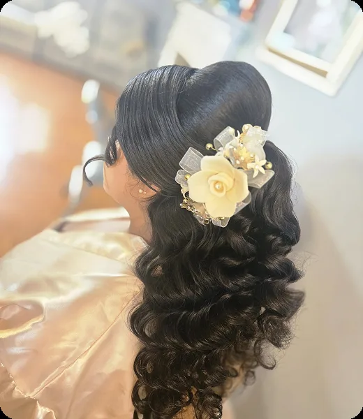 Maquillaje y peinados, trabajo de Diana’s Hair Studio