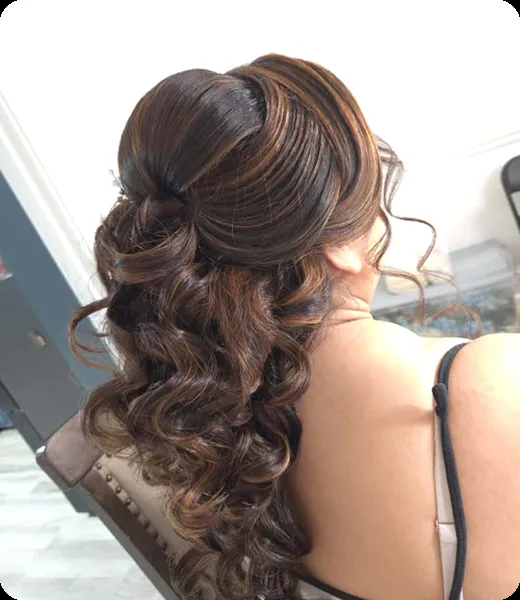 Maquillaje y peinados, trabajo de Diana’s Hair Studio